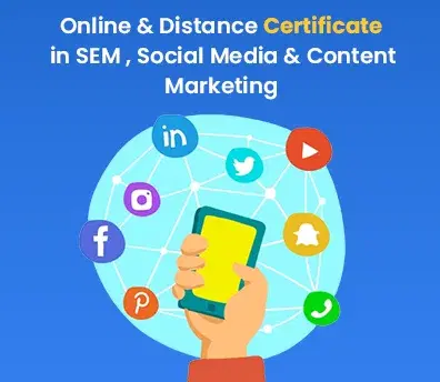 Online and Distance Certificate in Social Media & Content Marketing